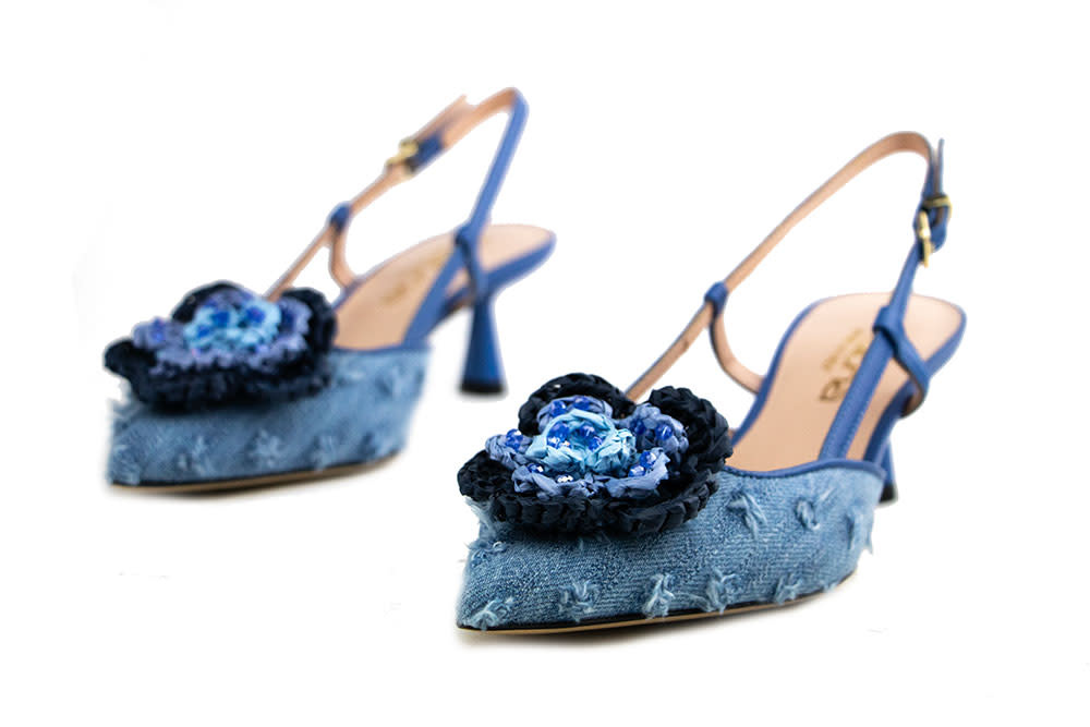 Eva Luna Slingback Canyon Denim