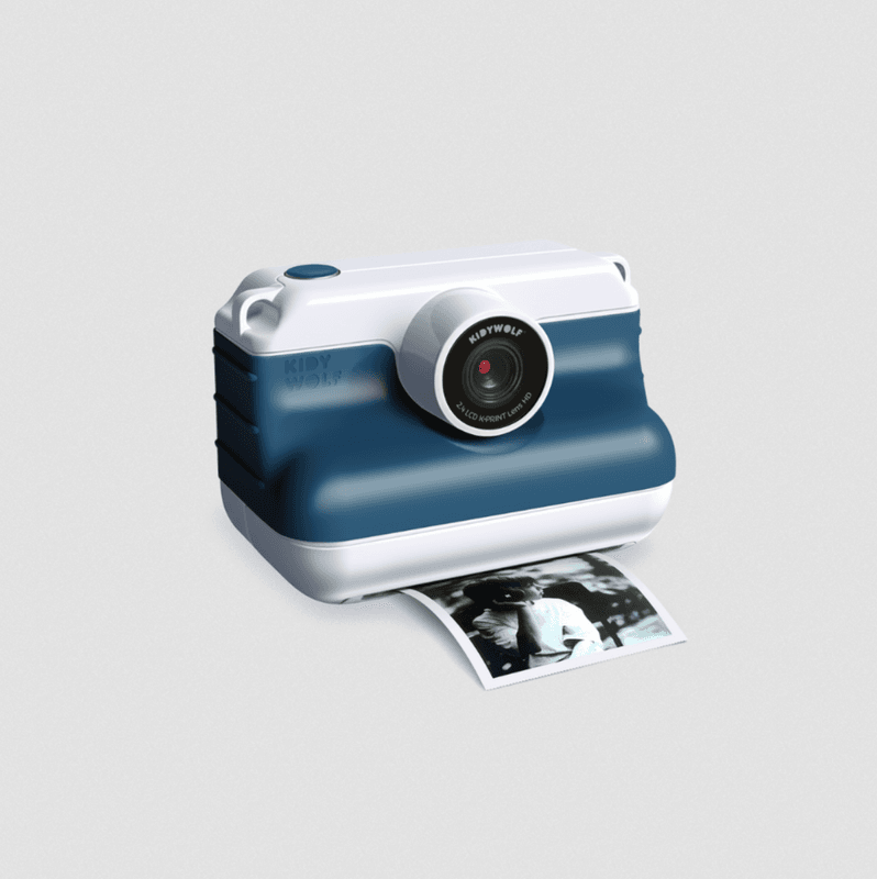 Kidywolf K-PRINT Kamera som printer bilder, Blå