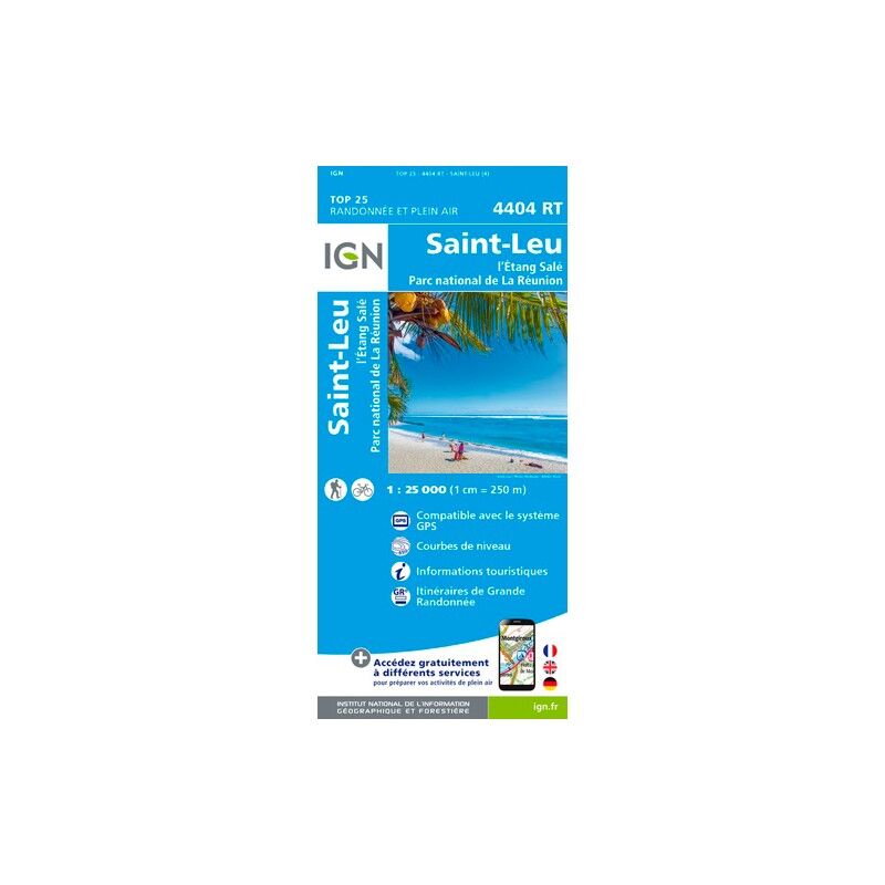 L'Etang Salé (Réunion) - Carte topographique