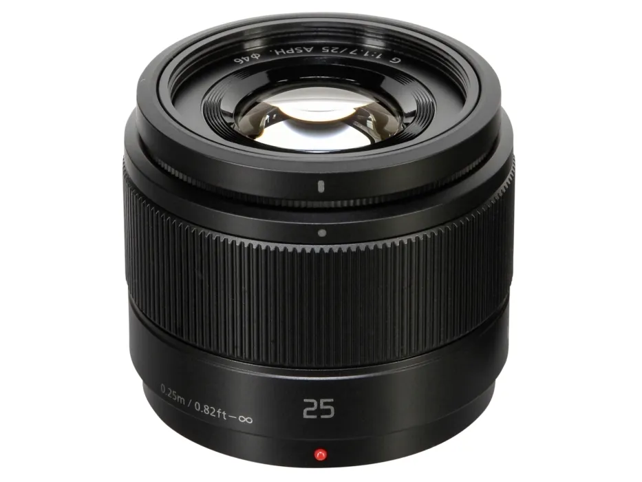 Panasonic Lumix G H-H025E - Objektiv - 25 mm - f/1.7 ASPH. - Micro Four Thirds - for Lumix DC-BGH1; Lumix G DC-G100, G110, G90, GF10, GF90, GH5M2, GH6, GH6L, GX880, GX9, GX9H