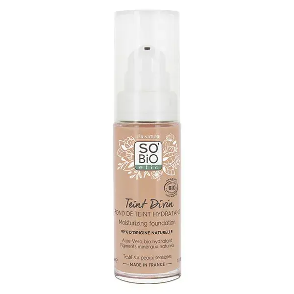 So'Bio Étic Teint Divin Base Hidratante Orgânica Nº 20 Beige Rosé 30ml