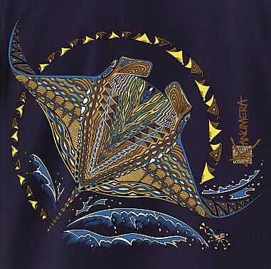 KANUMERA - T-SHIRT ORIGINE RAIE MANTA HOMME