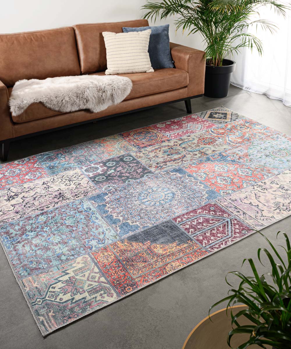 Heritaged Patchwork vloerkleed - Fade Dreamer multi - 230x330 cm