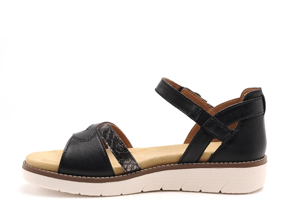 Remonte nu pieds plats femme d2046 noir