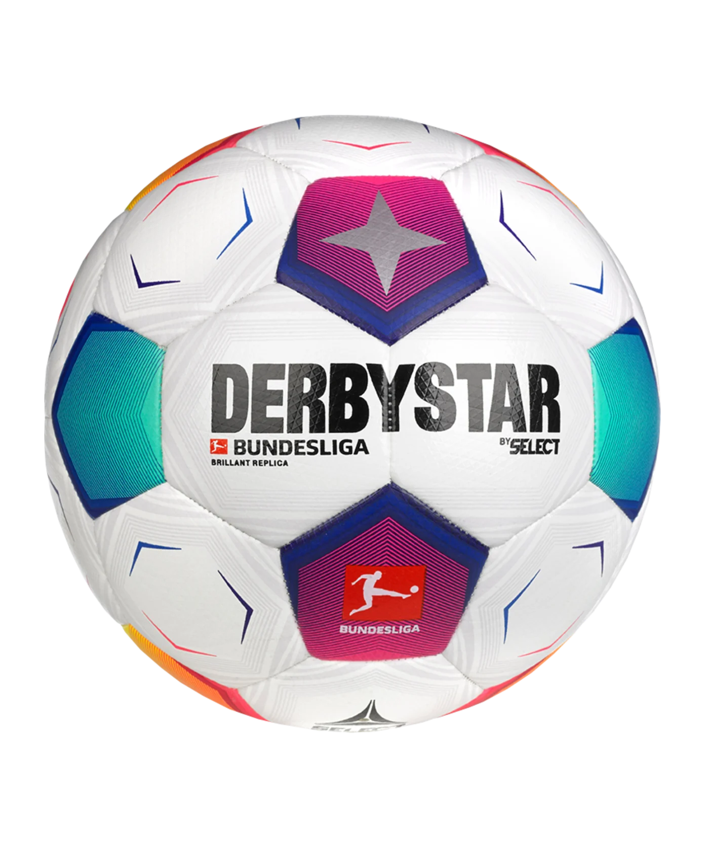 Derbystar Bundesliga Brillant Replica v23 Trainingsball Weiss F023