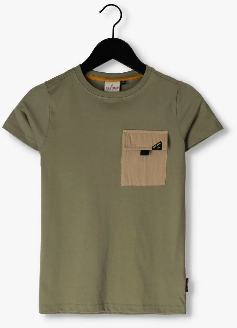 RETOUR groene retour t-shirt enzo