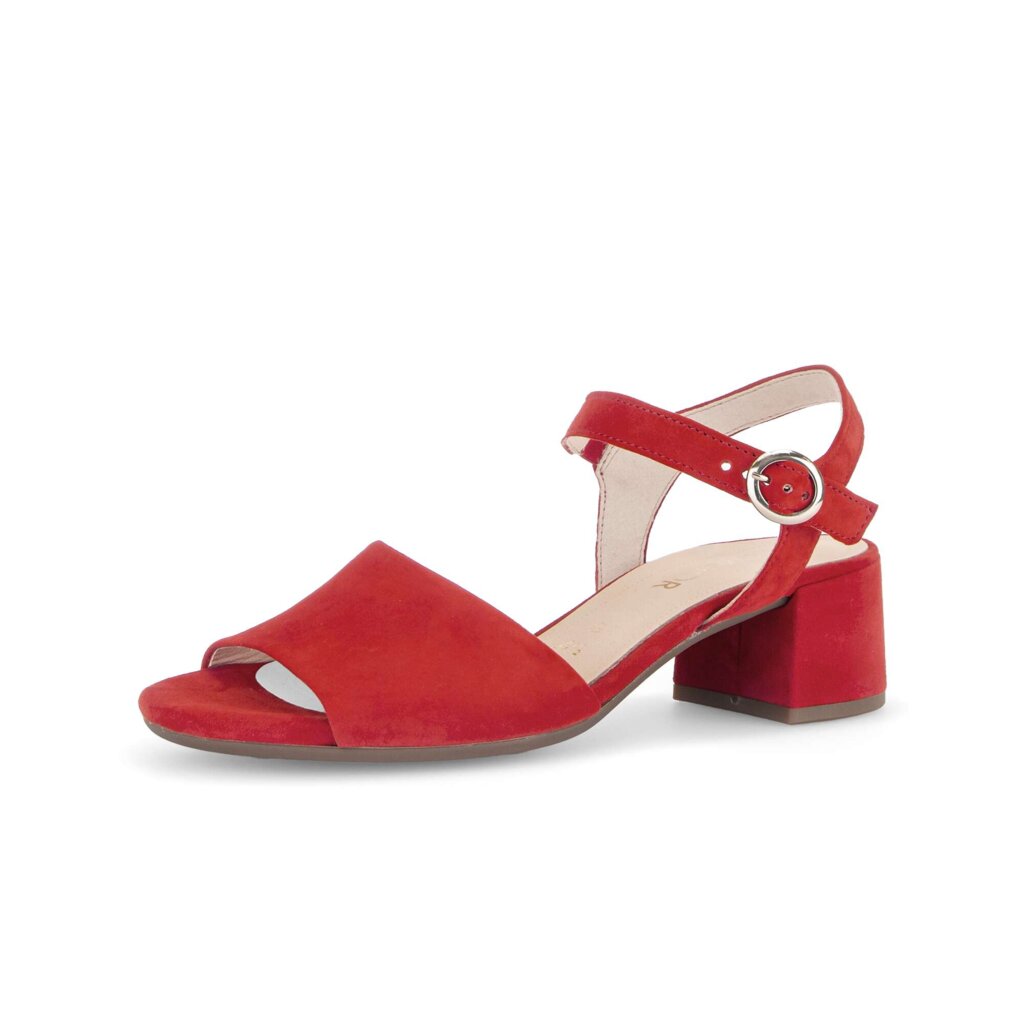 Sandal met riempjes rood
