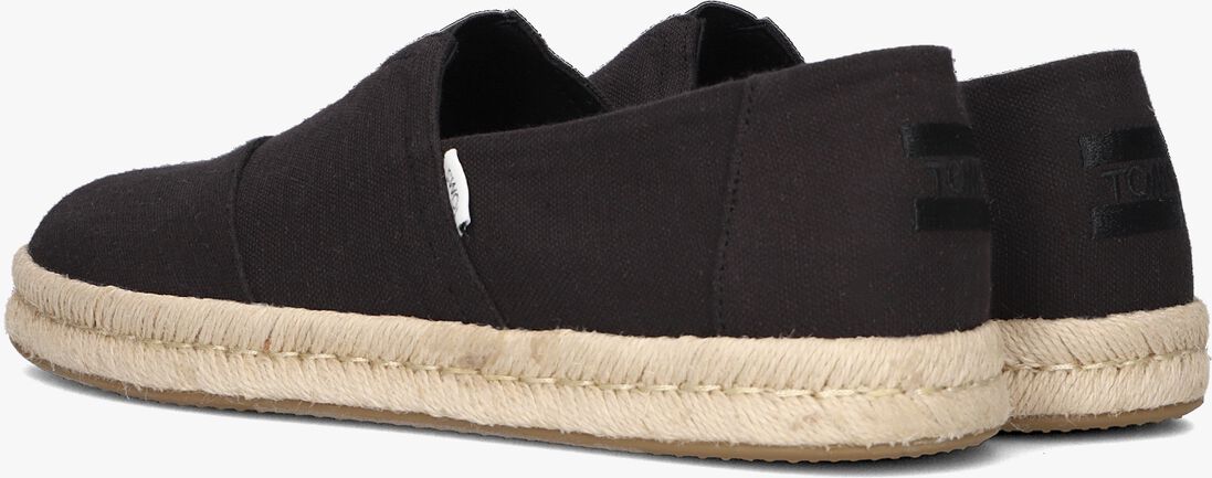 TOMS zwarte toms loafers alp rope 2.0