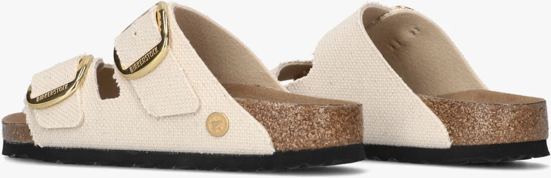BIRKENSTOCK beige birkenstock slippers arizona big buckle dames