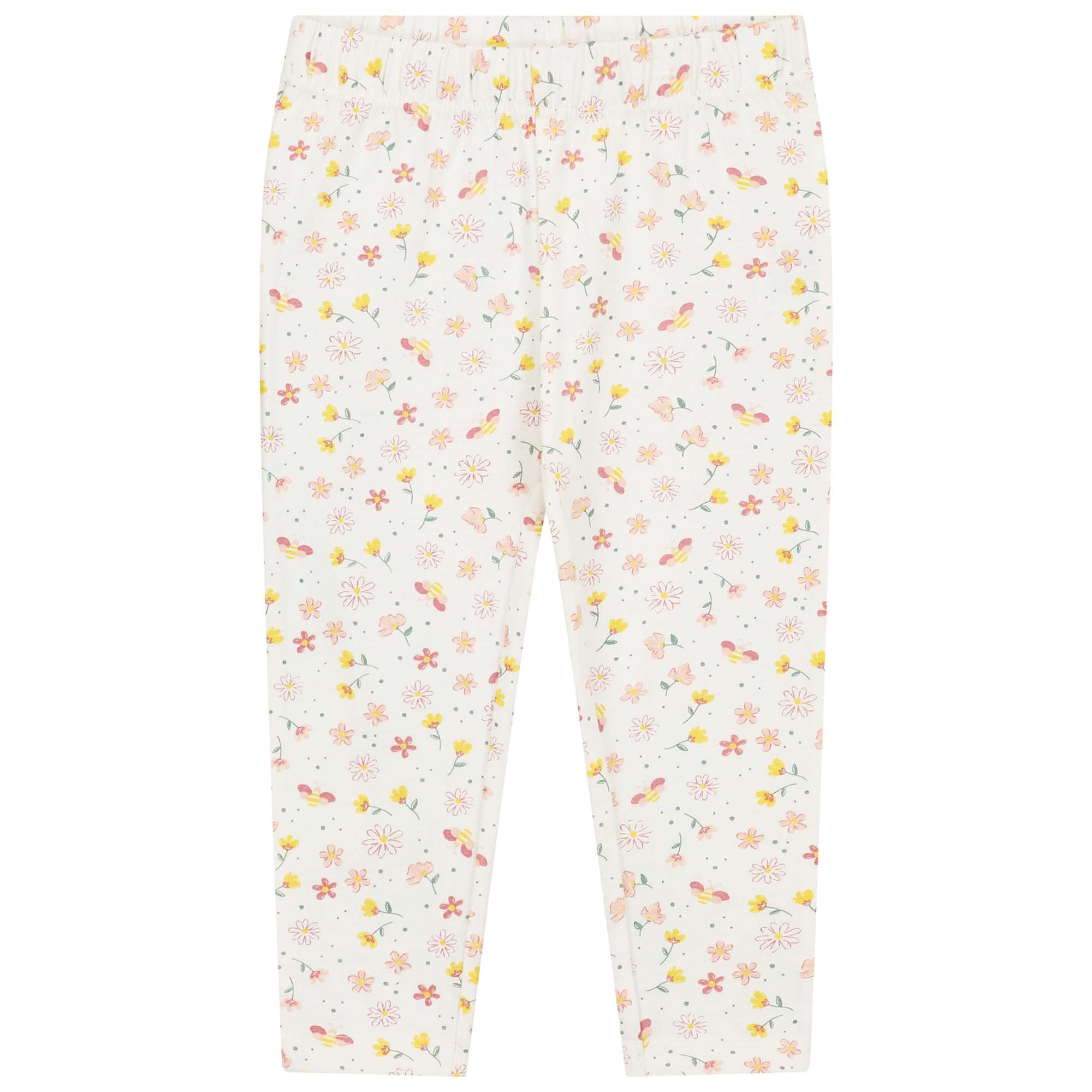 Prénatal peuter pyjama Bloem wit