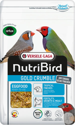 NutriBird Gold Crumble Oiseaux Exotiques 1kg