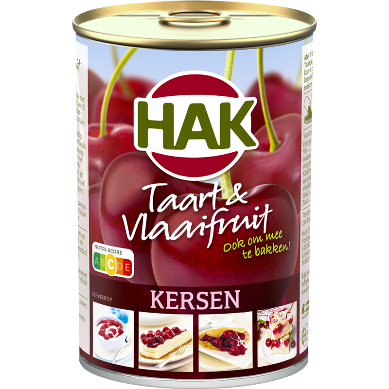 Hak Taart & vlaaifruit kersen