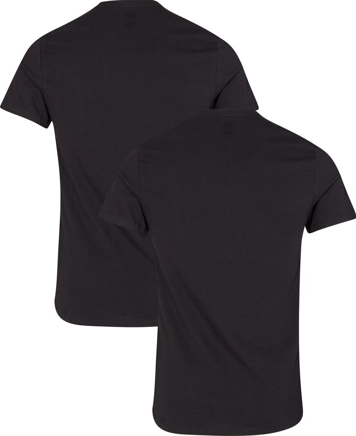 Levi's SLIM 2PK CREWNECK 1 TWOPACK TE Sort