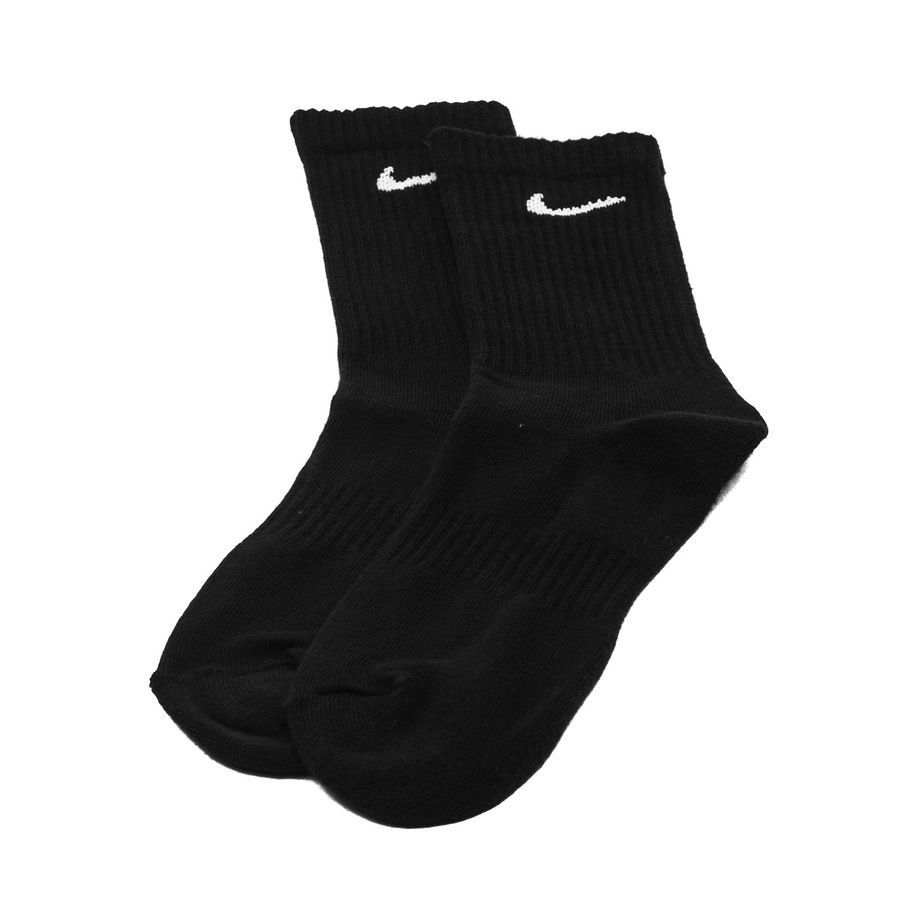 Nike Chaussettes Everyday Cush Crew Pack de 3 - Noir/Blanc