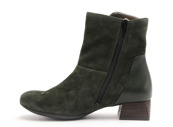 Think boots bottine talons femme 6847000 vert