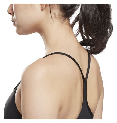 Brassière Femme Reebok Lux Skinny Strap Bra Noir
