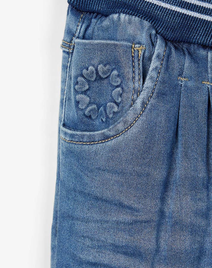 Jeanshose NMFBIBI DNMTORAS 2468 Baggy Fit in medium blue