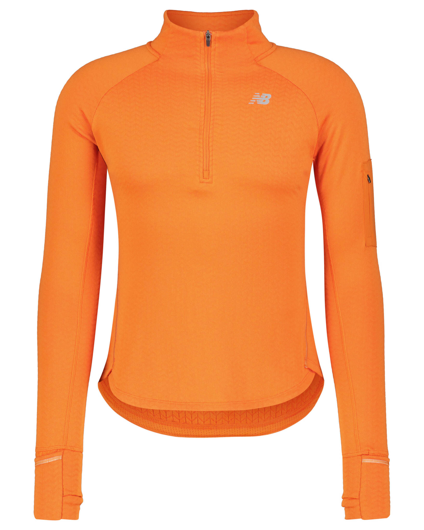new balance| Damen Laufshirt NB HEAT GRID HALF ZIP