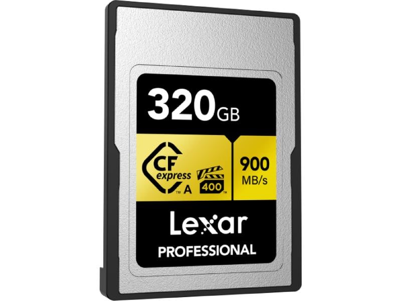 Lexar CF-Karte Professional Type A GOLD Series 320 GB CompactFlash-Speicherkarte