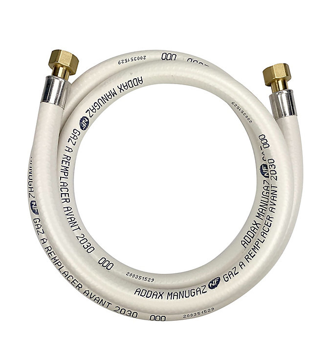 Flexible caoutchouc pour gaz naturel garantie 10 ans, 1 m