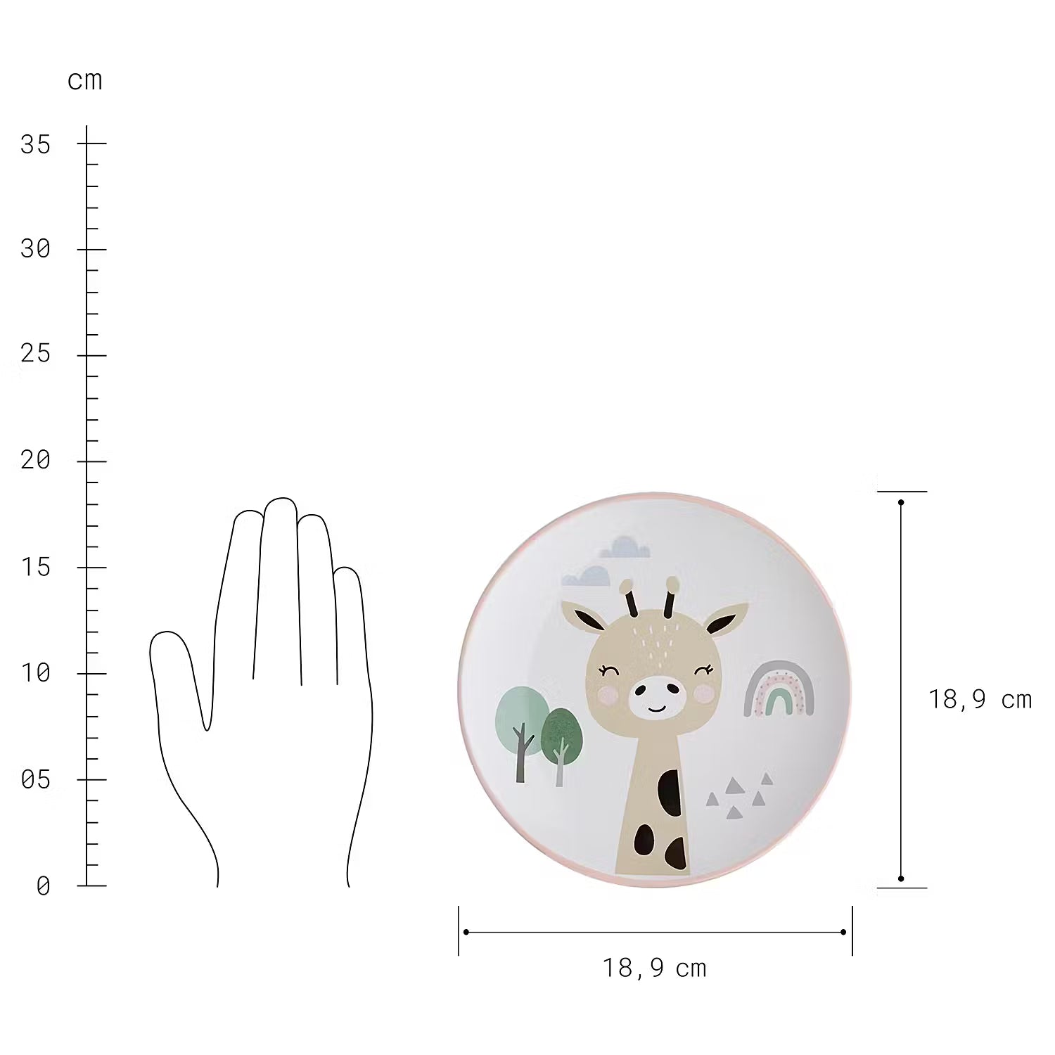 TINY TOWN Kindergeschirrset 2-tlg.