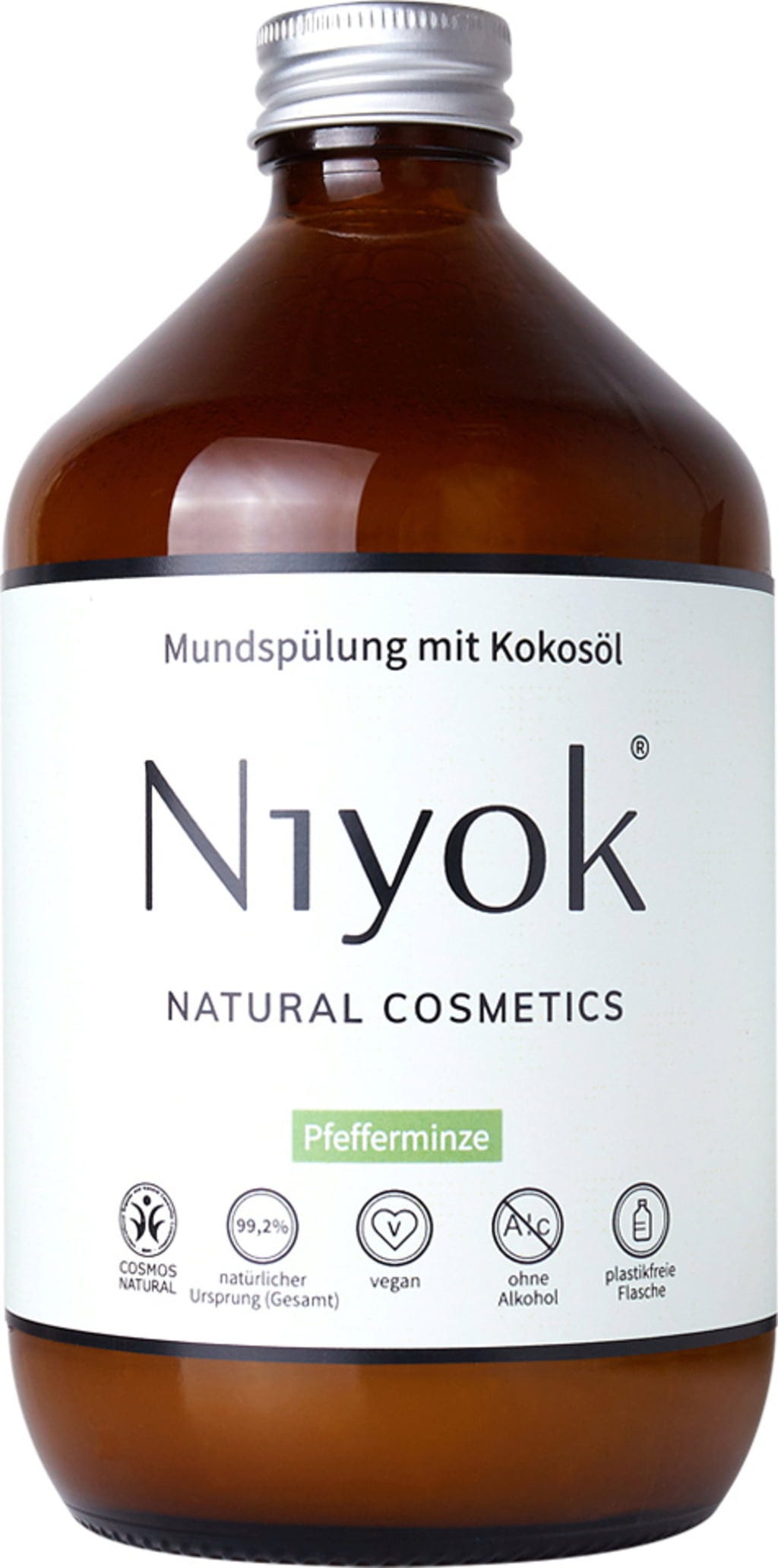 Niyok  Mundspülung Pfefferminze, 500 ml
