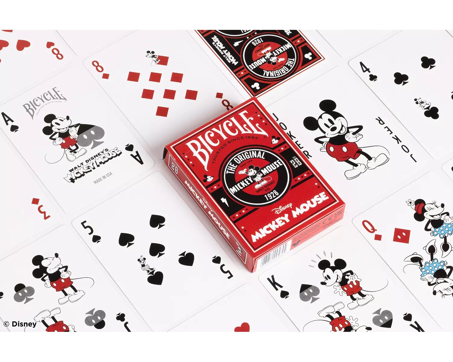 Bicycle® Kartendeck - Disney Classic Mickey Kartenspiel Spielkarten Pokerkarten