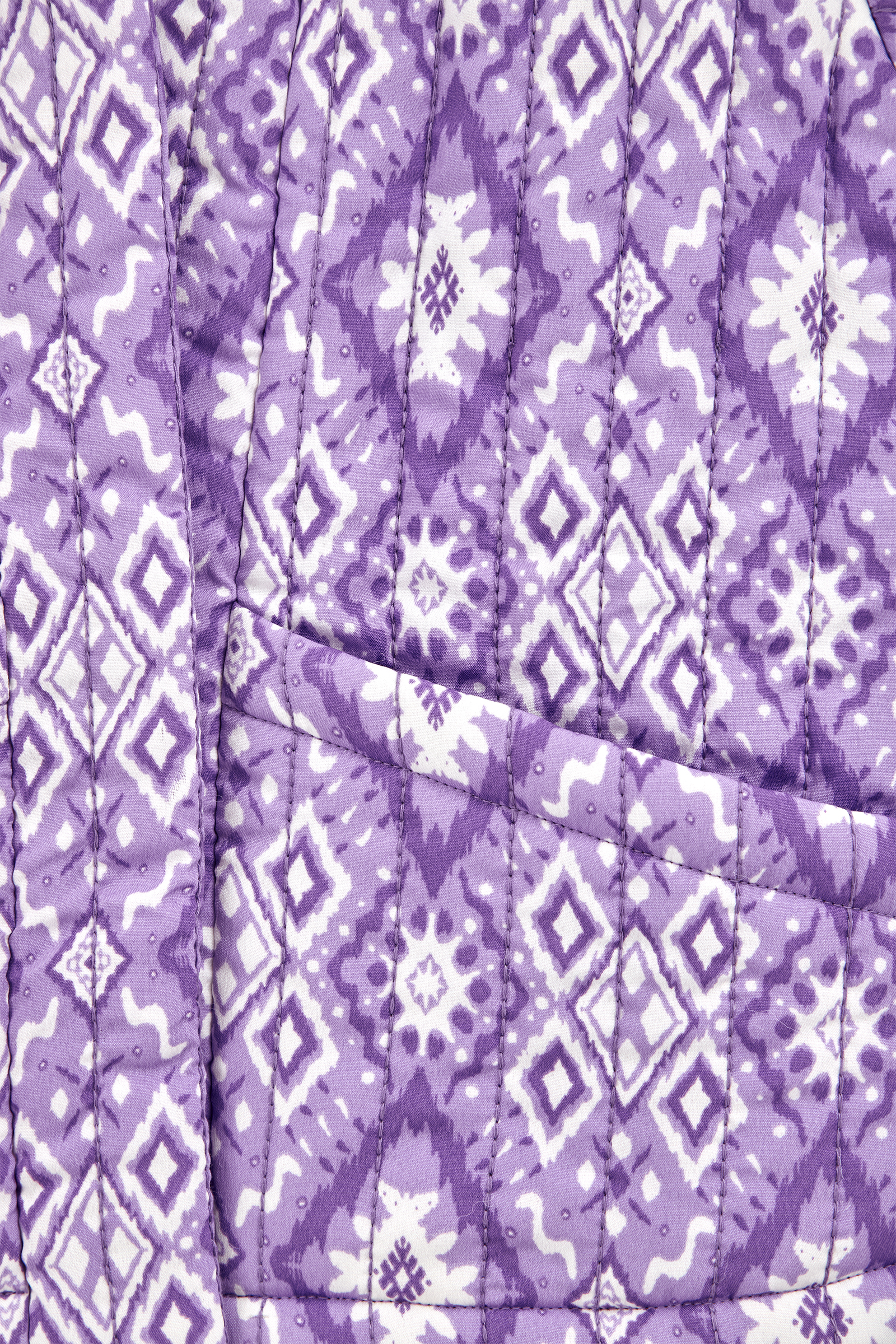 Meisjes gilet met gestikt dessin WE Fashion Lichtpaars