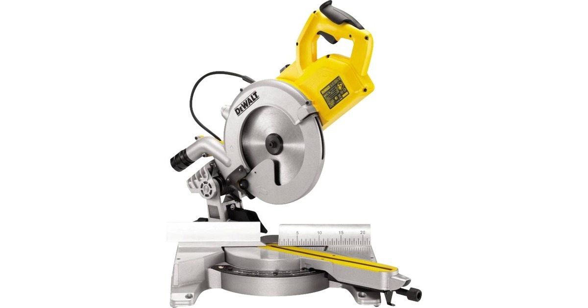 DEWALTVerstekzaag DW 778 XPS afkort- en verstekzaag  (Geel, 11.850 Watt)