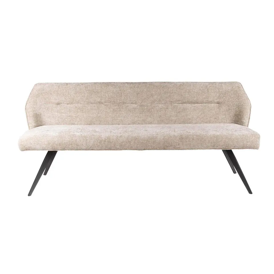 Fraaai - Diego eetkamerbank geweven 188 cm - zand
