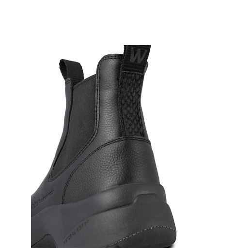 Woden Silje Warm Gummistøvler, Black, 41