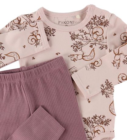Fixoni S?t - Leggings/Savlesm?k/Body l/æ - Hushed Violet