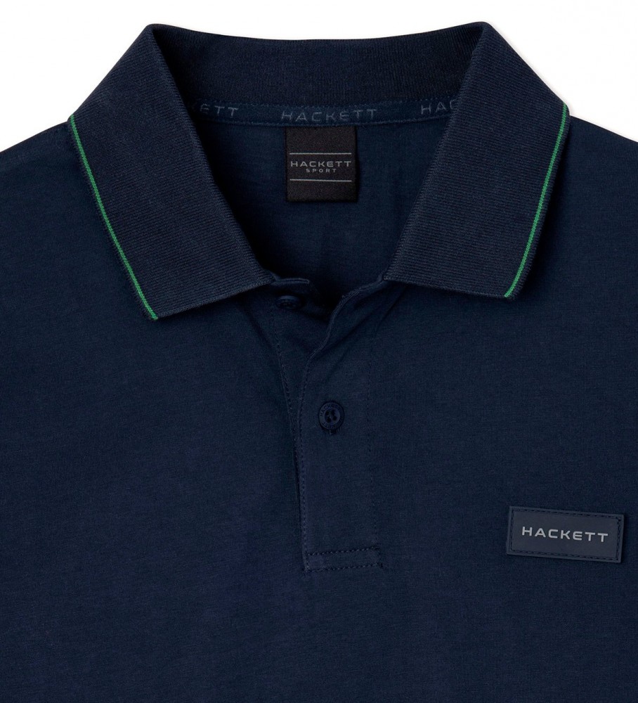 Hackett Polo HS Badge Navy