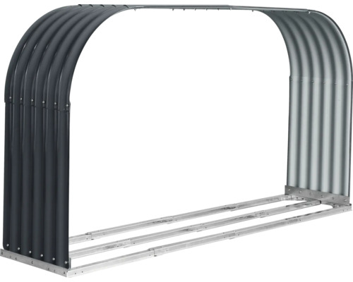 Brandhoutopslag WESTMANN 212 x 46 x 111 cm antraciet
