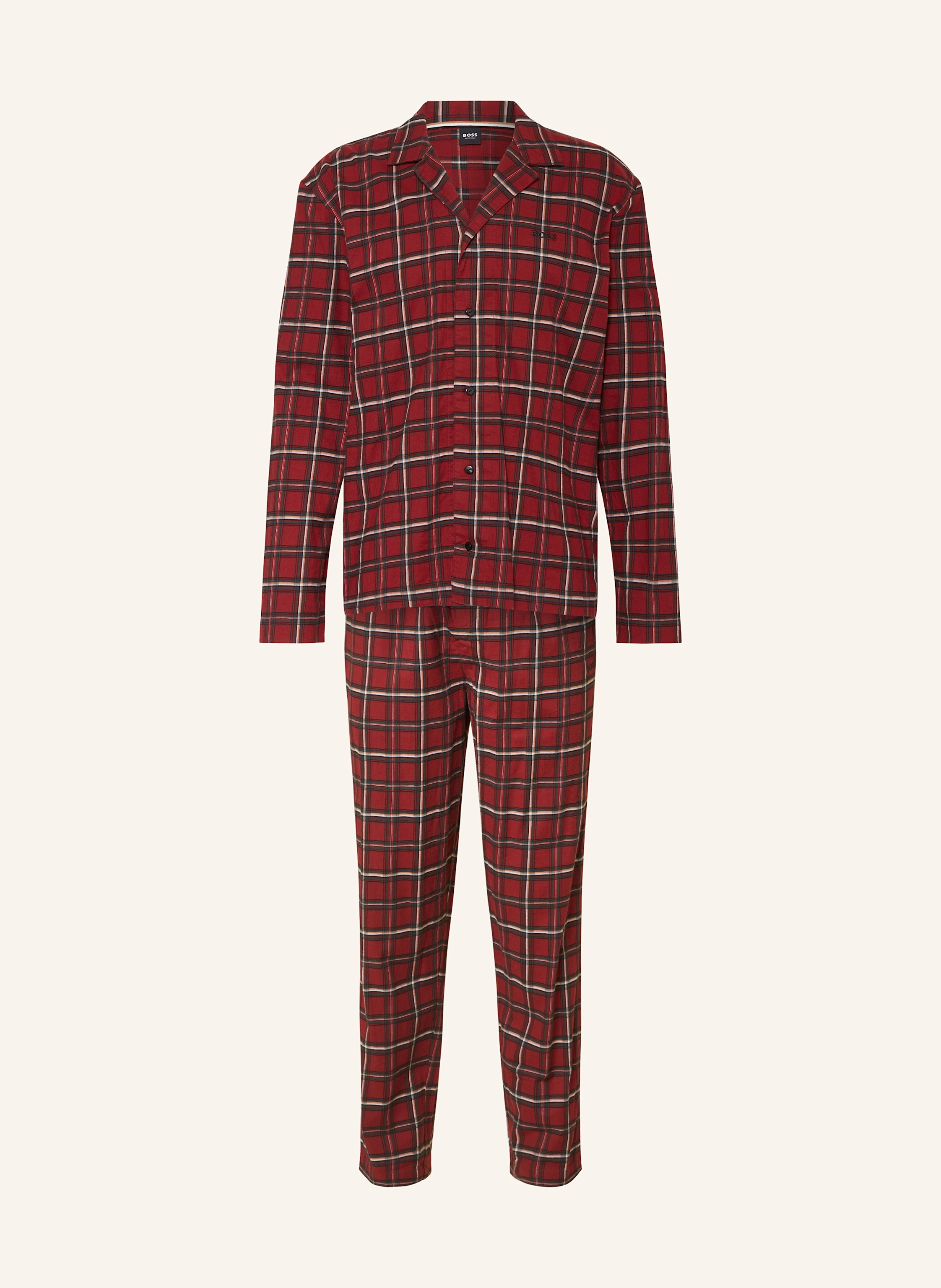 BOSS Schlafanzug HOLIDAY aus Flanell