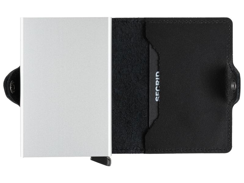 SECRID Portemonnaie Twinwallet Black Noten- und Karten-Portemonnaie mit RFID-Schutz