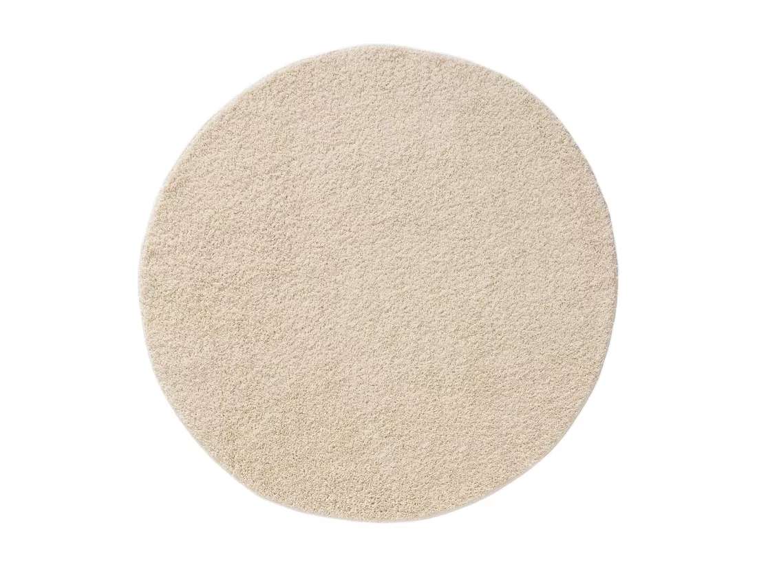 Tapis à poils longs Soho Crème ø 160 cm rond