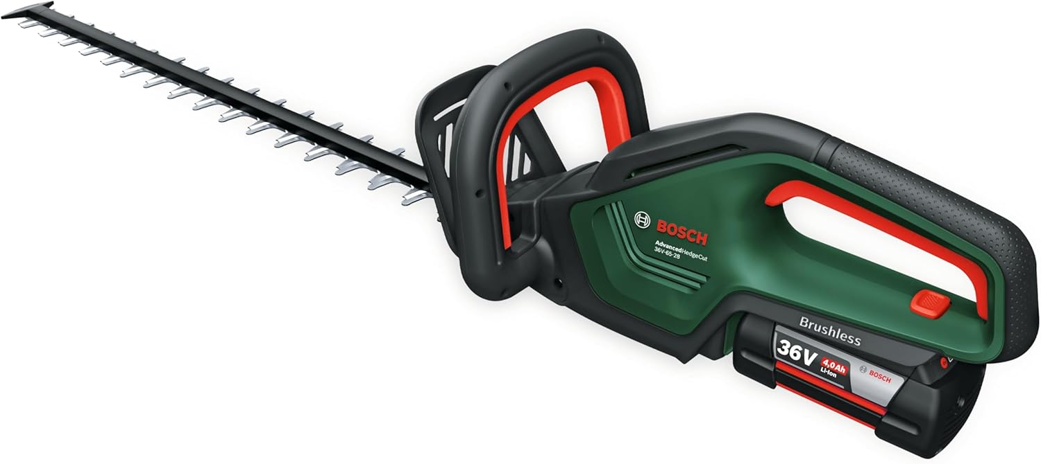 Bosch Akku-Heckenschere AdvancedHedgeCut 36V-65-28 (1x 2,0-Ah-Akku, 36-Volt-System, Messerlänge 65 cm, im Karton) - Testnote: sehr gut (Magazin: selbst ist der Mann)