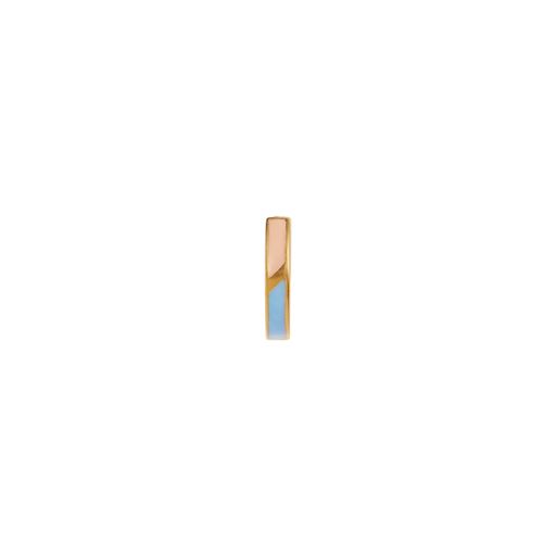 Stine A Petit Circus Ørering, Blue & Pale Peach