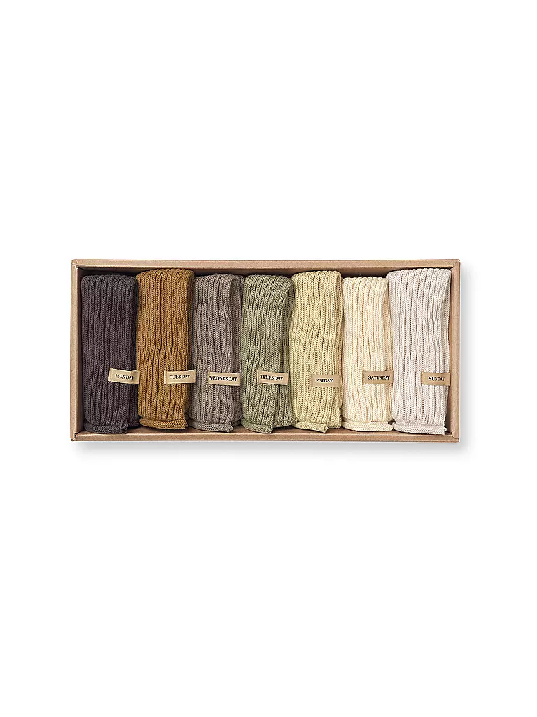 FERM LIVING Geschirrtuch 7er Pkg Calm  bunt