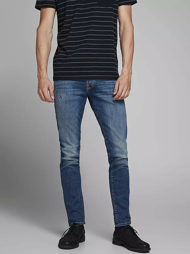 JACK & JONES Jeans Slim Fit JJIGLENN  blau