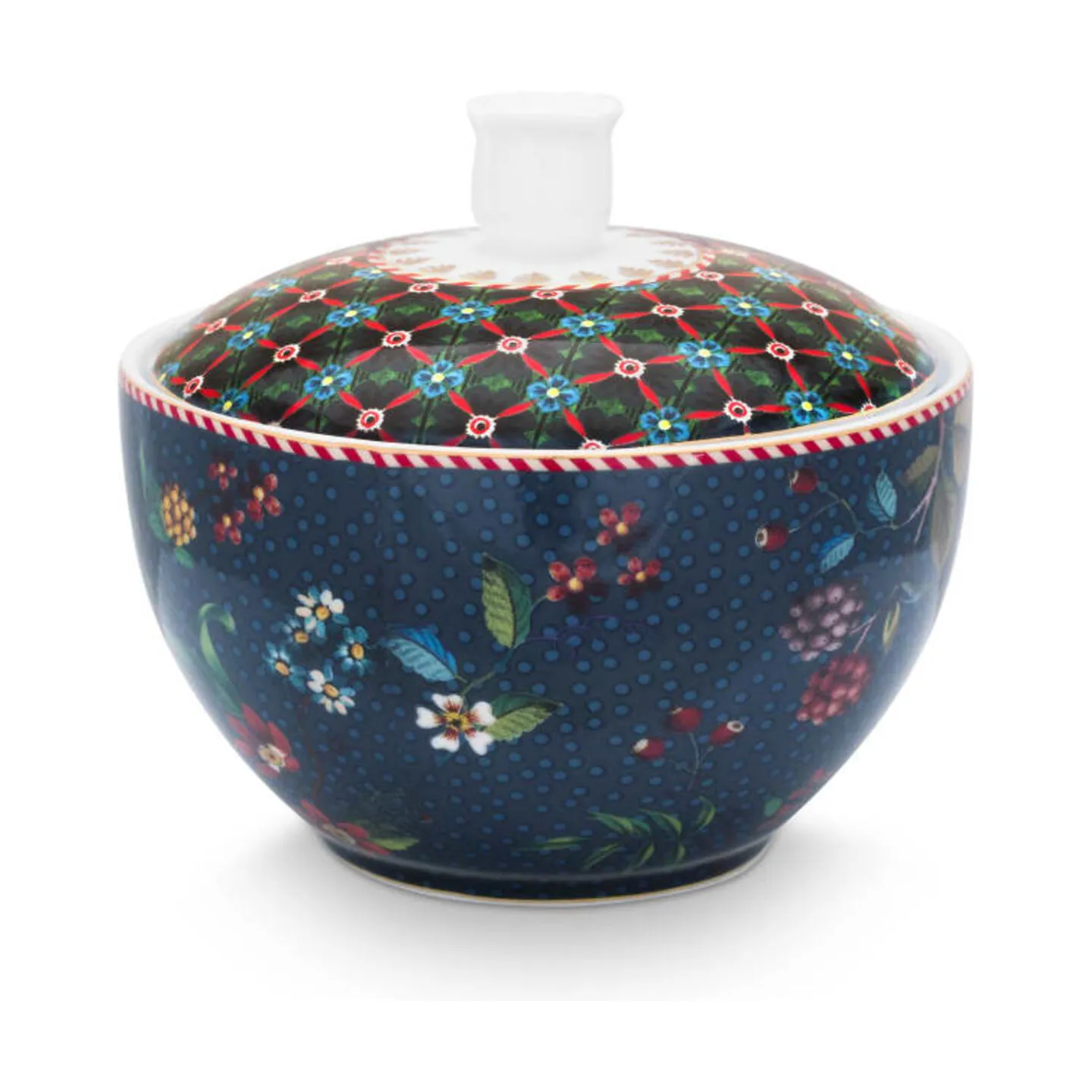 PIP Studio Berry Blue Sukkerskål