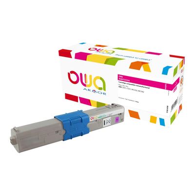Cartouche laser compatible OKI 44973534 - magenta - Owa K18019OW