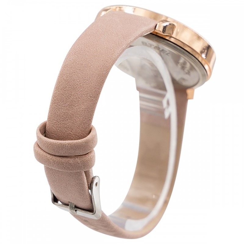 Montre Femme CHTIME bracelet Cuir Rose