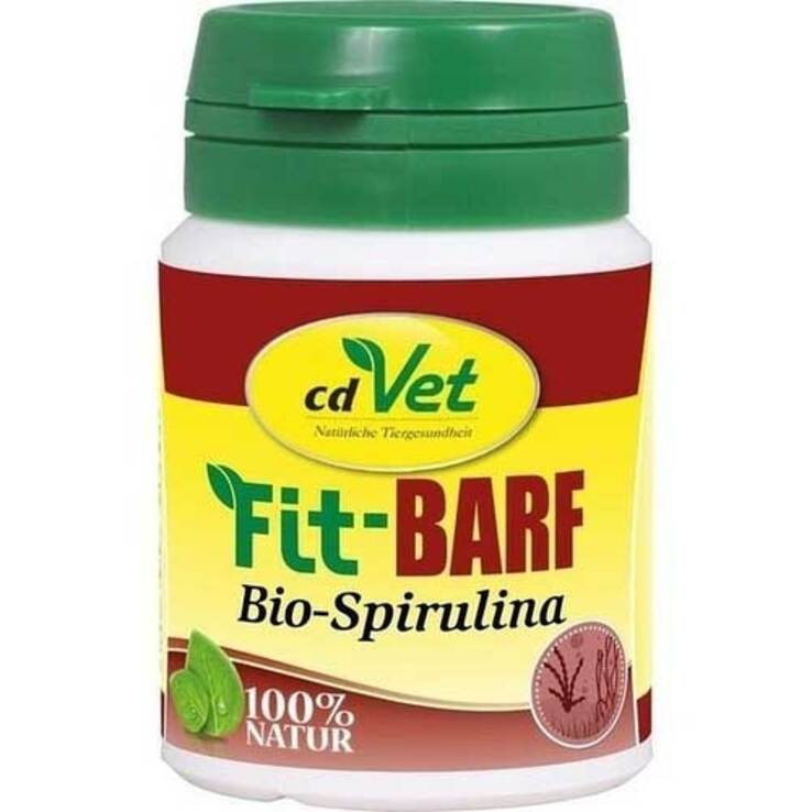 Fit-Barf Bio-Spirulina Pulver für Hunde und Katzen, 36 g