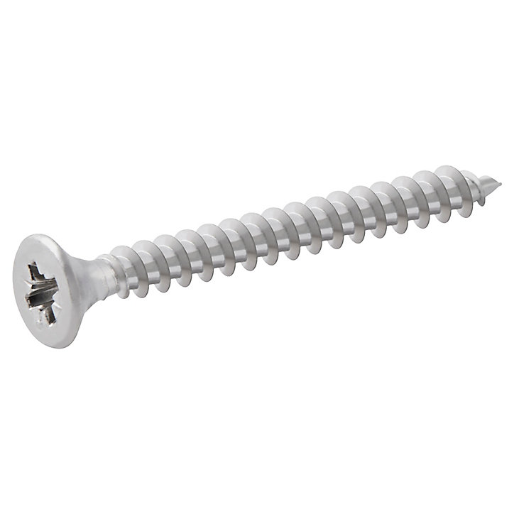 Vis à bois en acier inoxydable A4 pozidriv 5x50 mm - 20 pièces