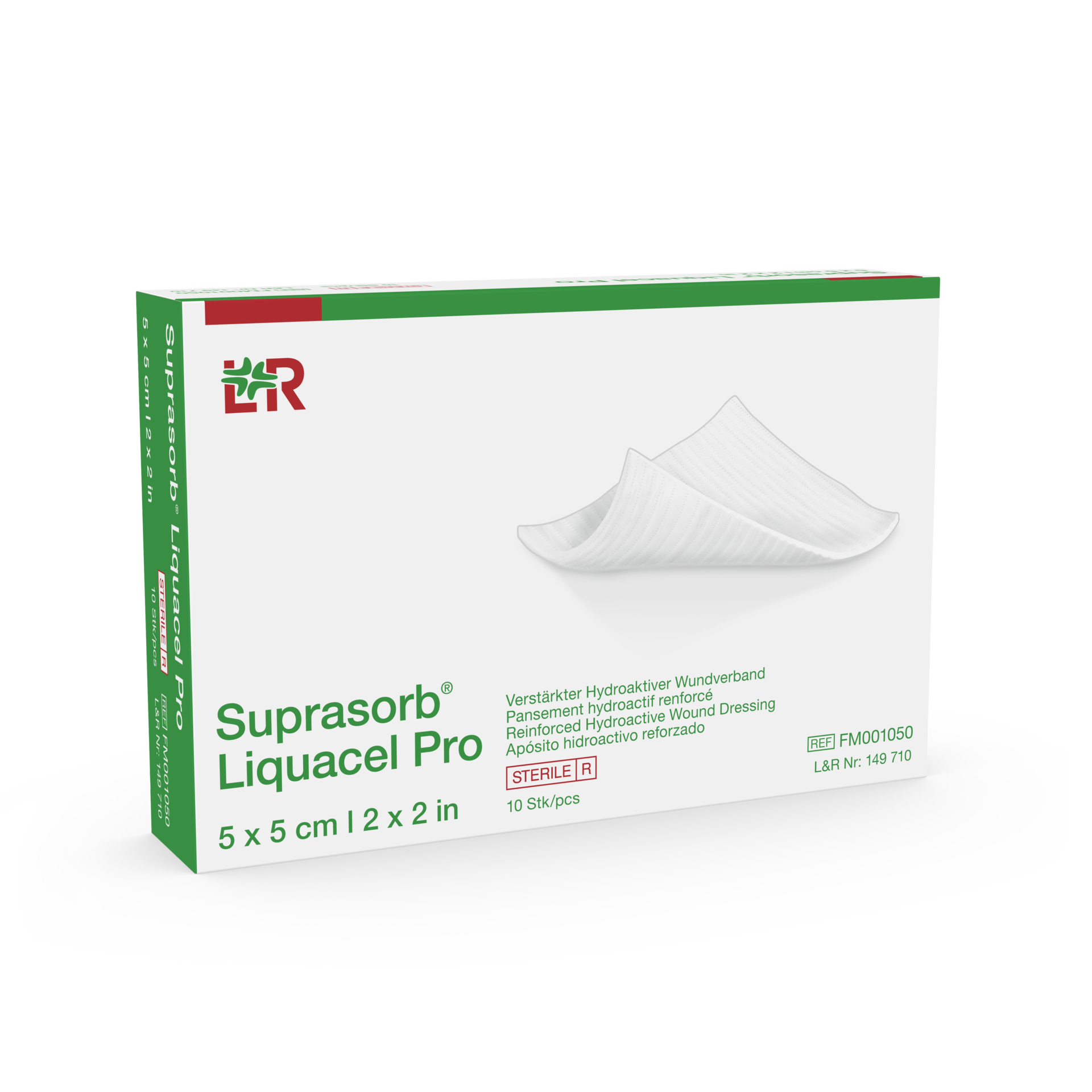 SUPRASORB Liquacel Pro<br>10 Stück, 5x5cm