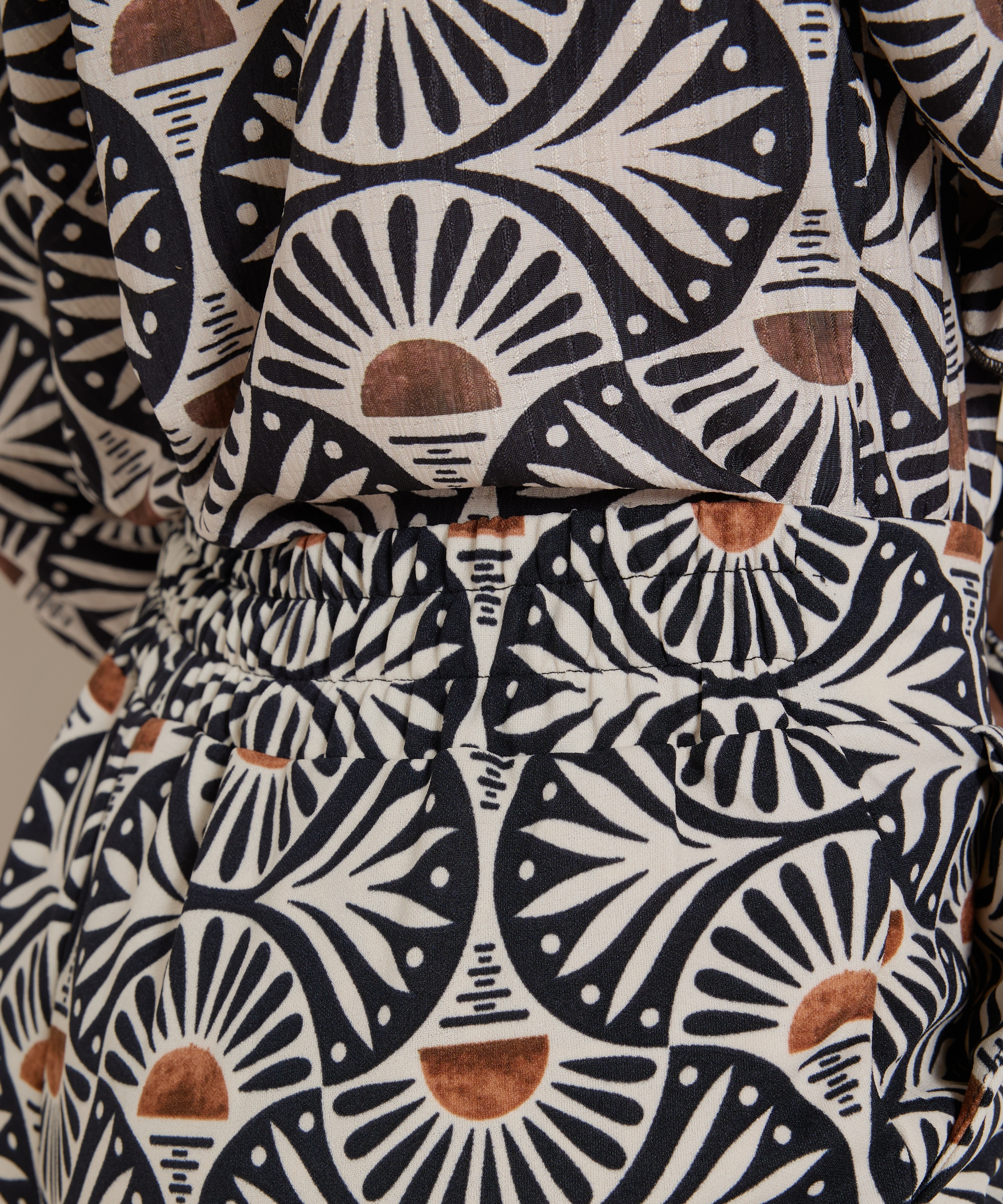 slim fit broek met print
