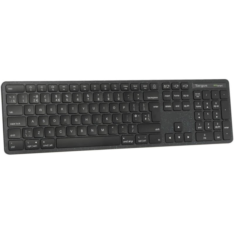 Targus EcoSmart AKB873FR clavier Universel RF sans fil + Bluetooth AZERTY Français Noir
