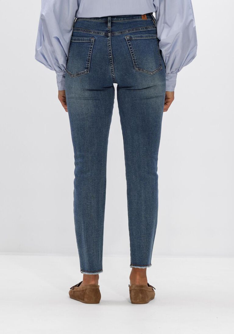 blauwe janice slim fit jeans cooper